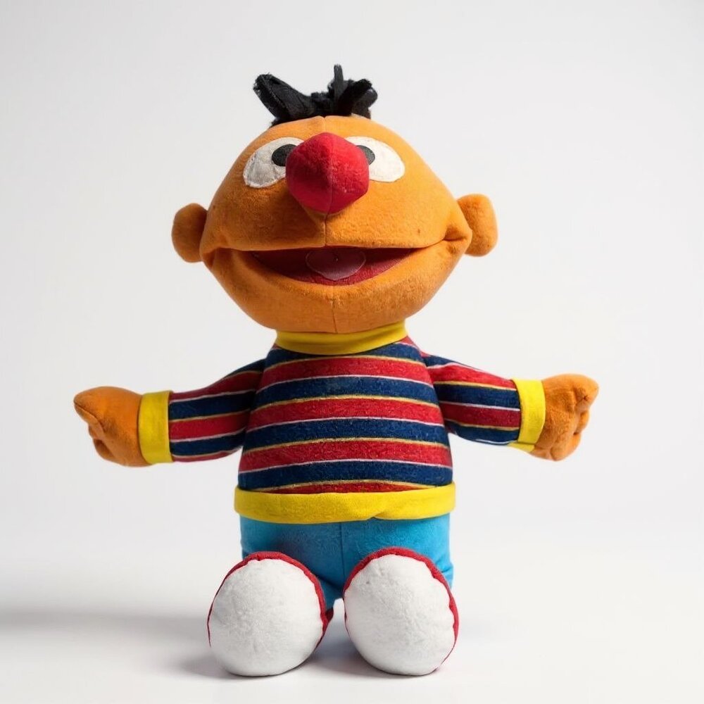 Sesame Street Ernie Plush Soft Toy Fisher Price 2003 Collectible Character Doll